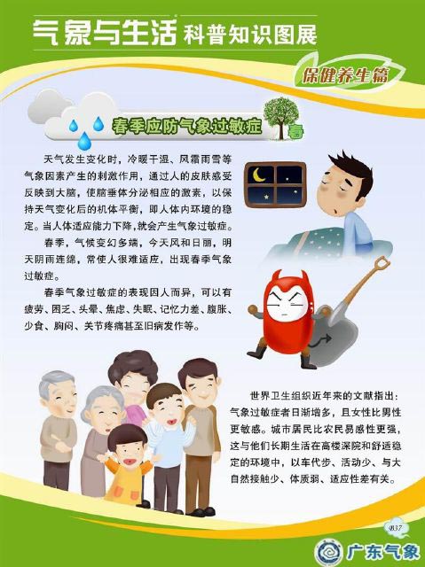 春季应防气象过敏症